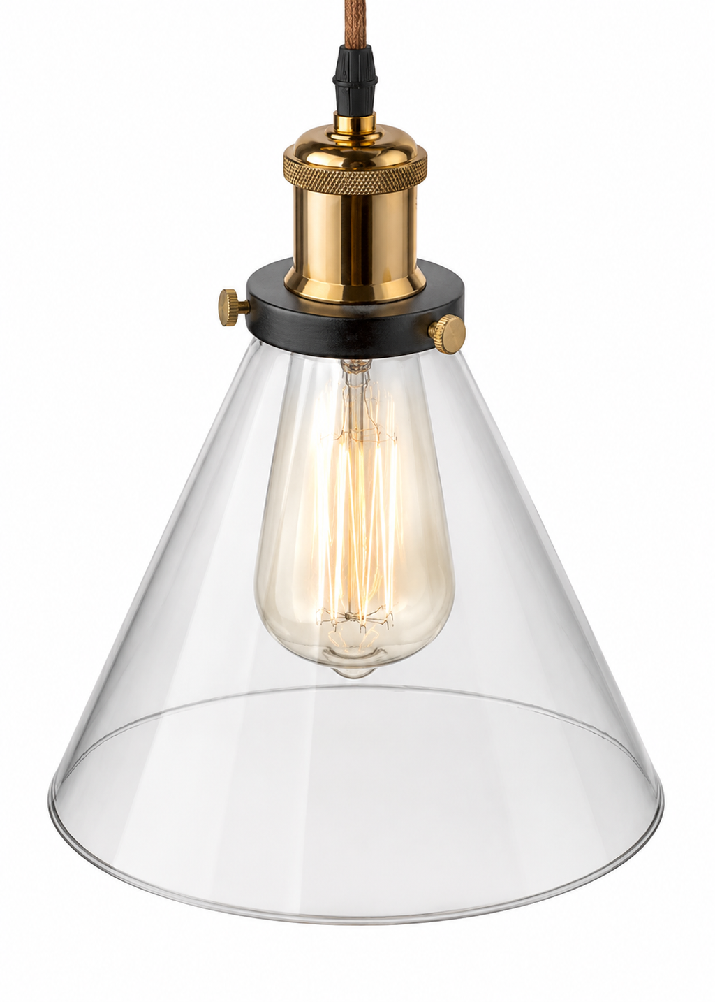 Homesake-Transparent Solid Handcrafted Glass Cluster Lights