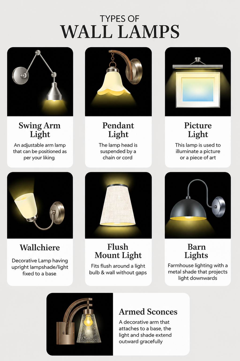 THE LIGHT STORE-Gold-Toned Wallchiere
